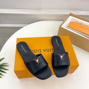 Alternative view of Louis Vuitton Sandals in Black Gold