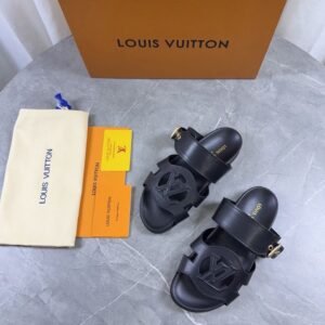 Alternative view of Louis Vuitton Sandals in Black Gold