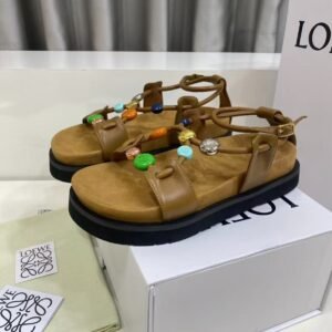 Loewe Sandals in Brown