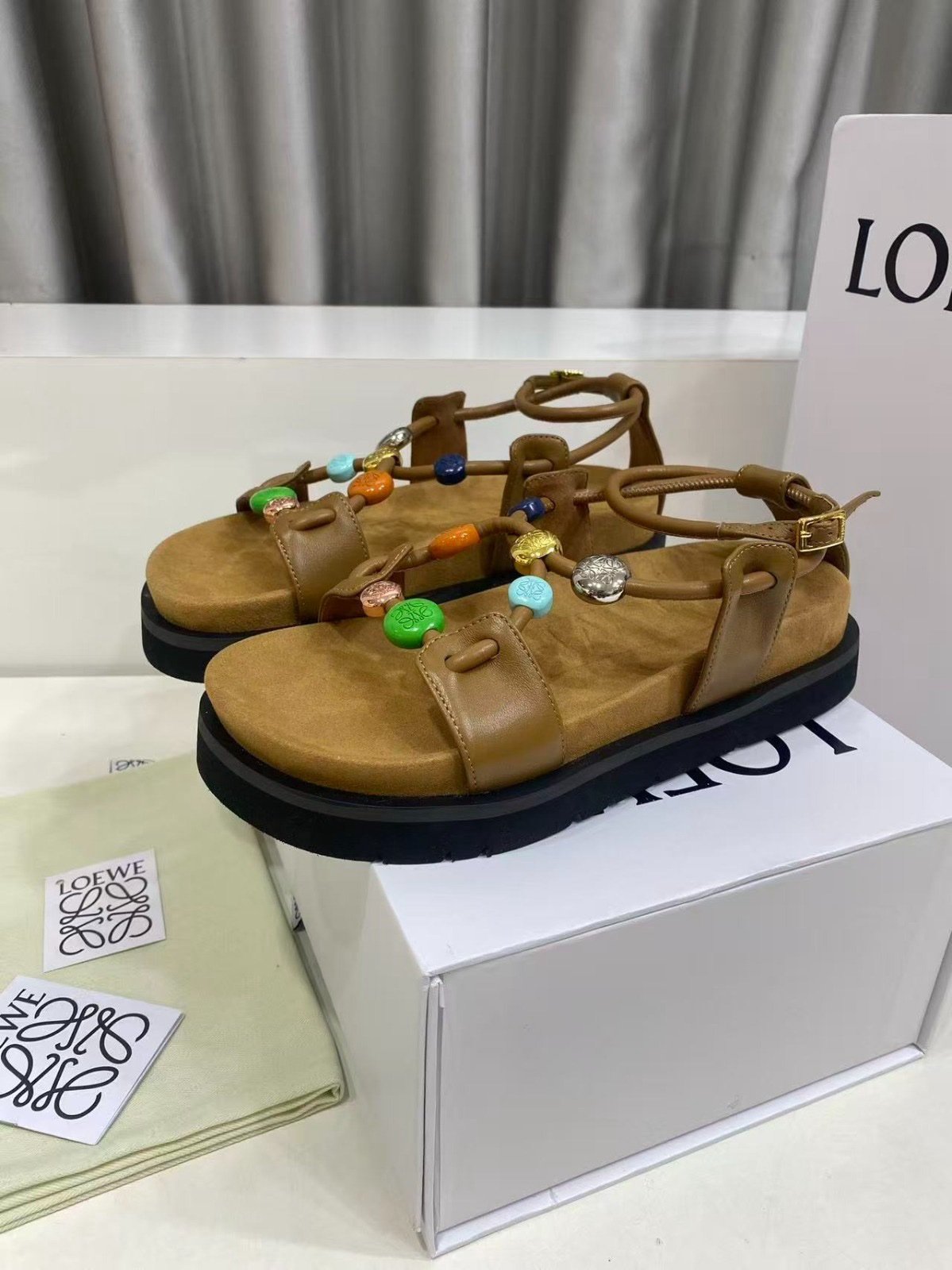 Loewe Sandals in Brown