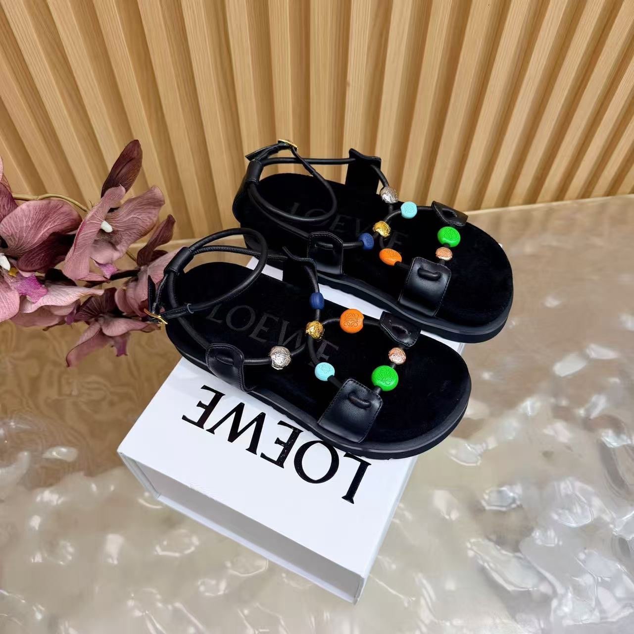 Loewe Sandals in Black