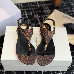 YSL Thong Sandals in Print