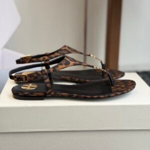 Alternative view of YSL Thong Sandals in Print