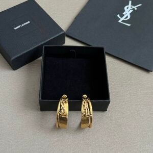 Alternative view of YSL Earrings in Gold