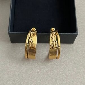 YSL Earrings in Gold