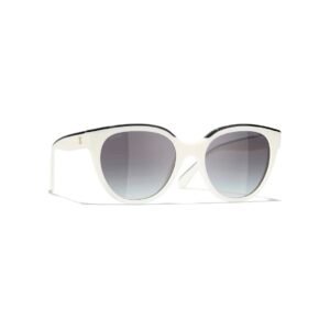 Chanel Sunglasses in White Black