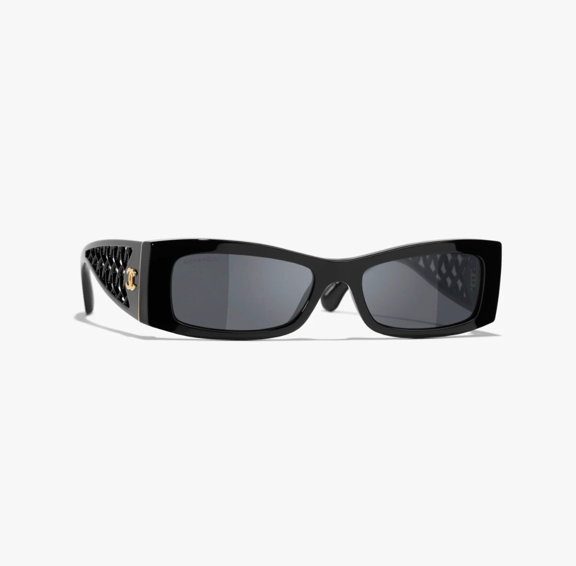 Chanel Sunglasses in Black Gold