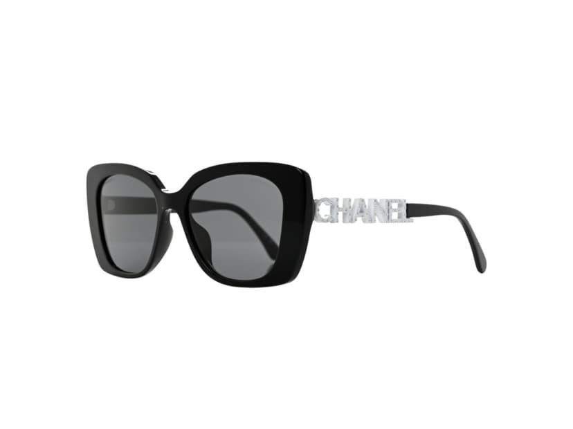 Chanel Sunglasses in Black White