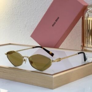 Alternative view of Miu Miu Sunglasses in Gold