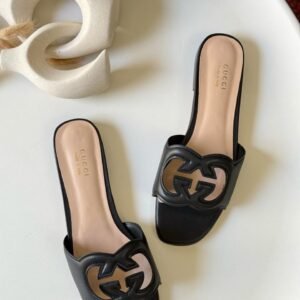 Gucci Slide Sandal in Black