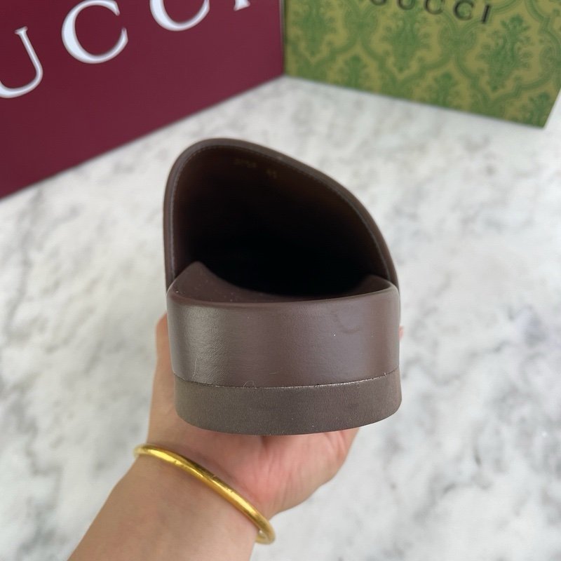 Gucci Mules in Brown - Afbeelding 3