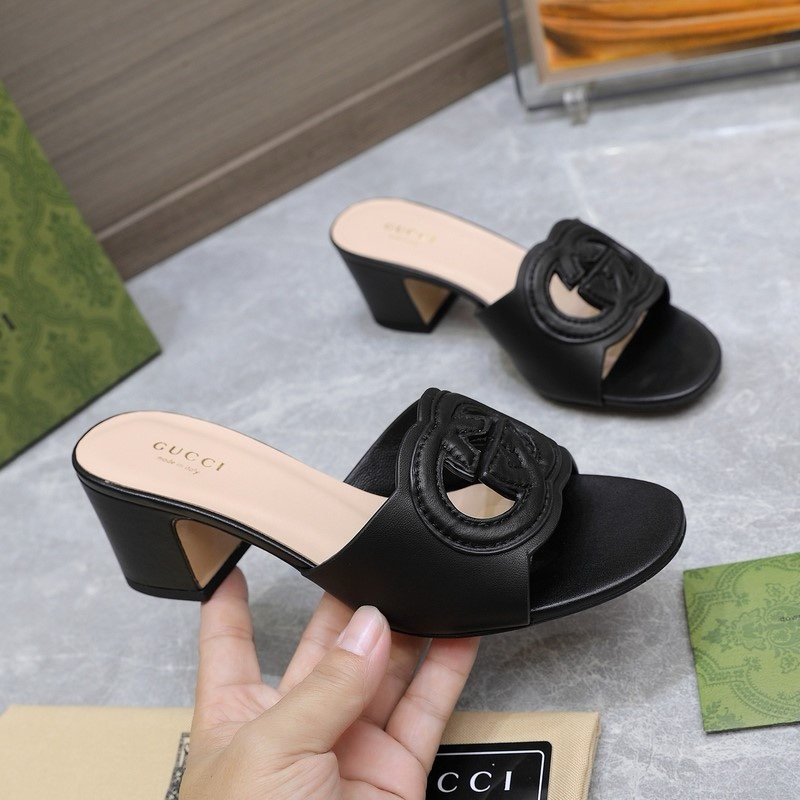 Gucci Mule Sandals in Black