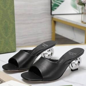 Gucci Interlocking G Heels in Black