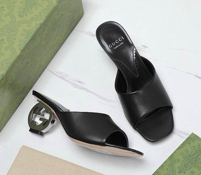 Gucci Interlocking G Heels in Black - Afbeelding 2