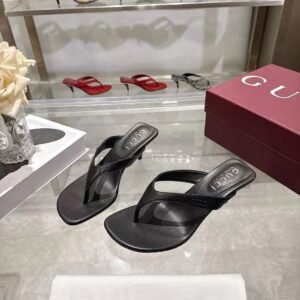 Gucci Slide Sandals in Black