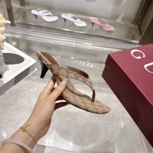 Alternative view of Gucci Slide Sandals in Brown