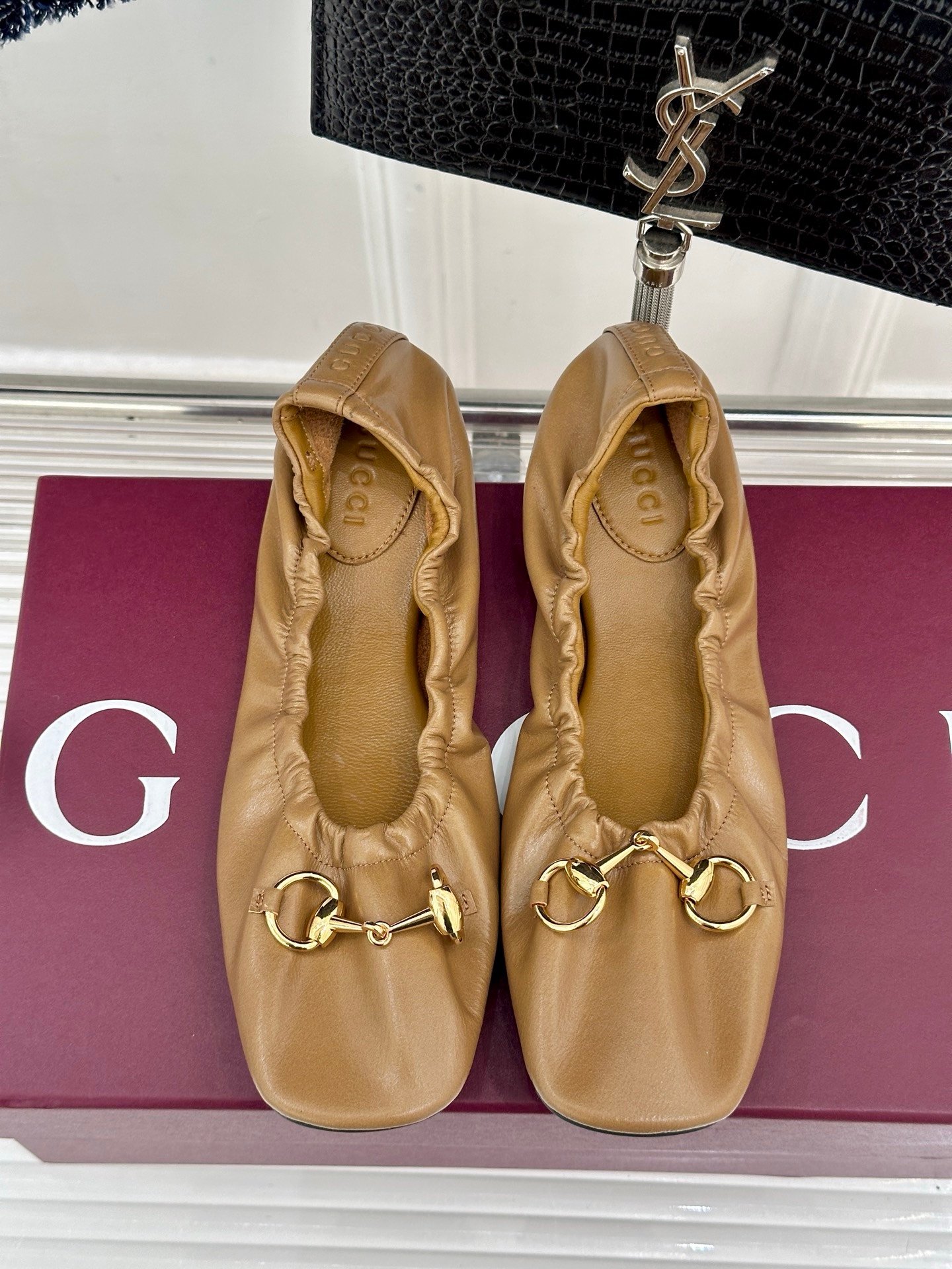 Gucci Ballerinas in Brown