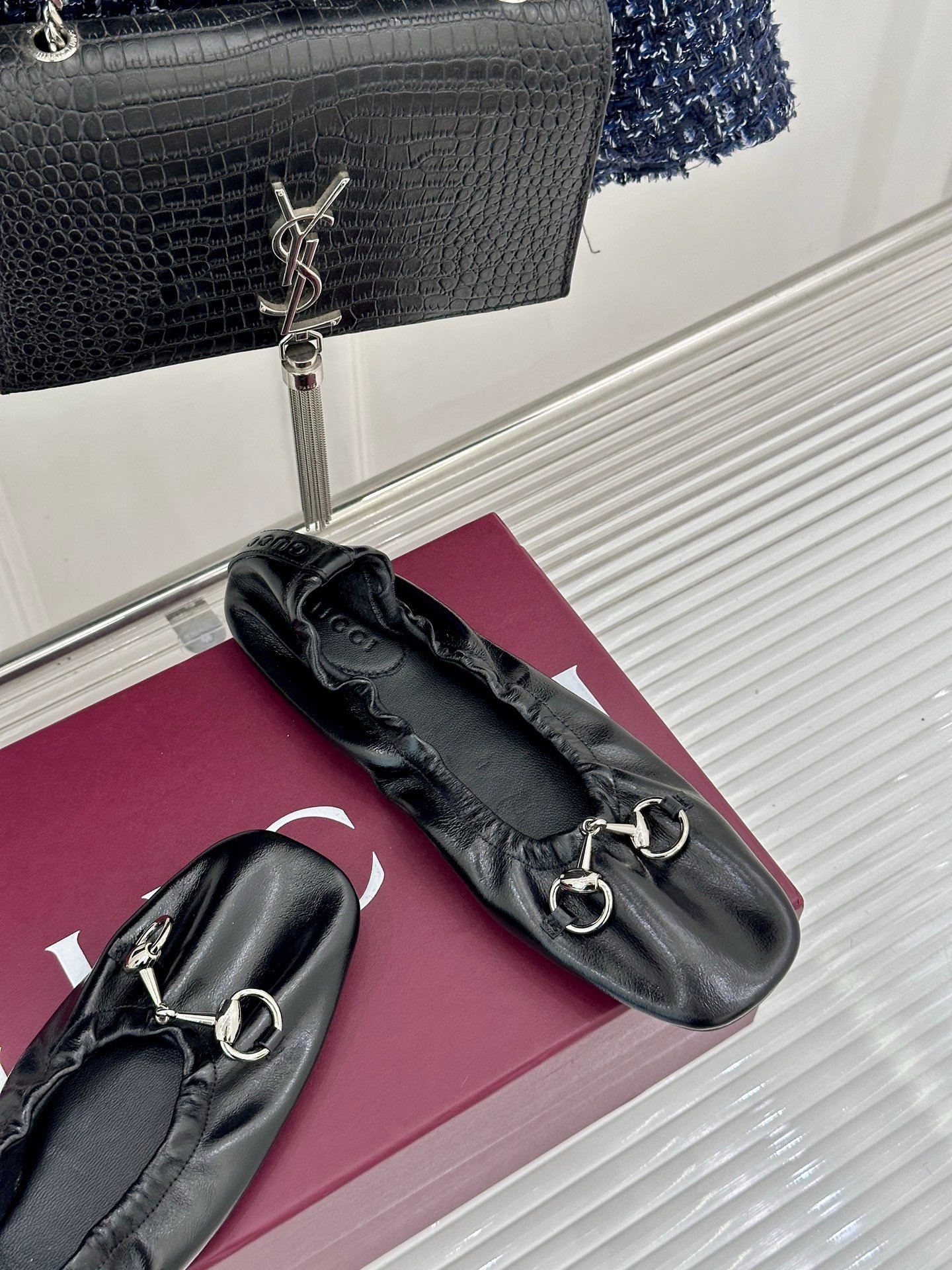 Gucci Ballerinas in Black - Afbeelding 3