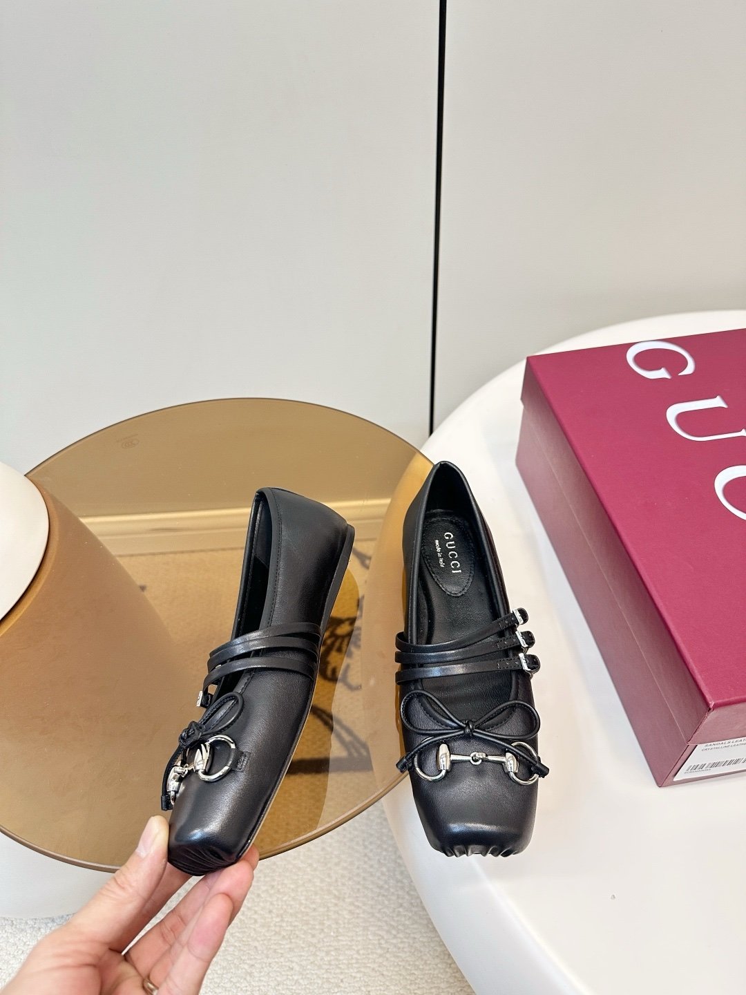 Gucci Ballerinas in Black - Afbeelding 6