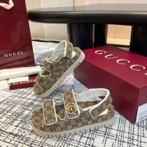 Alternative view of Gucci GG Dad Sandal in Brown Beige