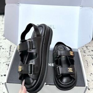 Alternative view of Chanel Dad Sandals in Black