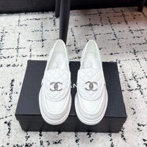 Chanel Loafers in White
