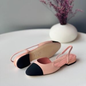 Alternative view of Chanel Slingback Flats in Pink