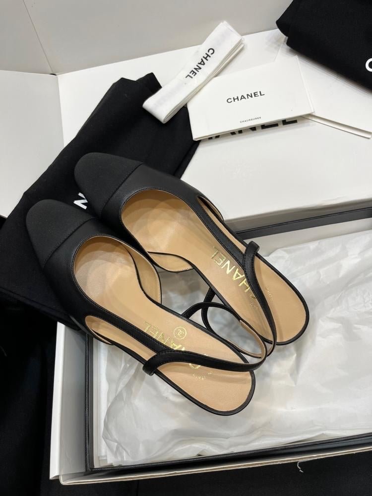 Chanel Slingback Pumps in Black - Afbeelding 5