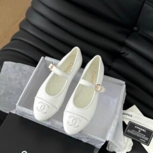 Alternative view of Chanel Ballerinas in White