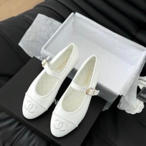 Chanel Ballerinas in White
