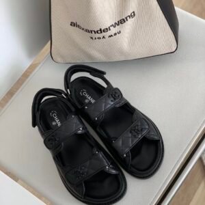 Alternative view of Chanel Dad Sandals in Black