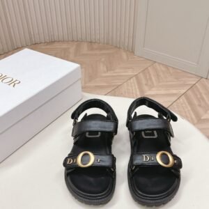 Dior MyDior Sandals in Black Gold
