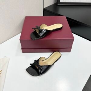 Alternative view of Dior Flat Slide Sandals in Black
