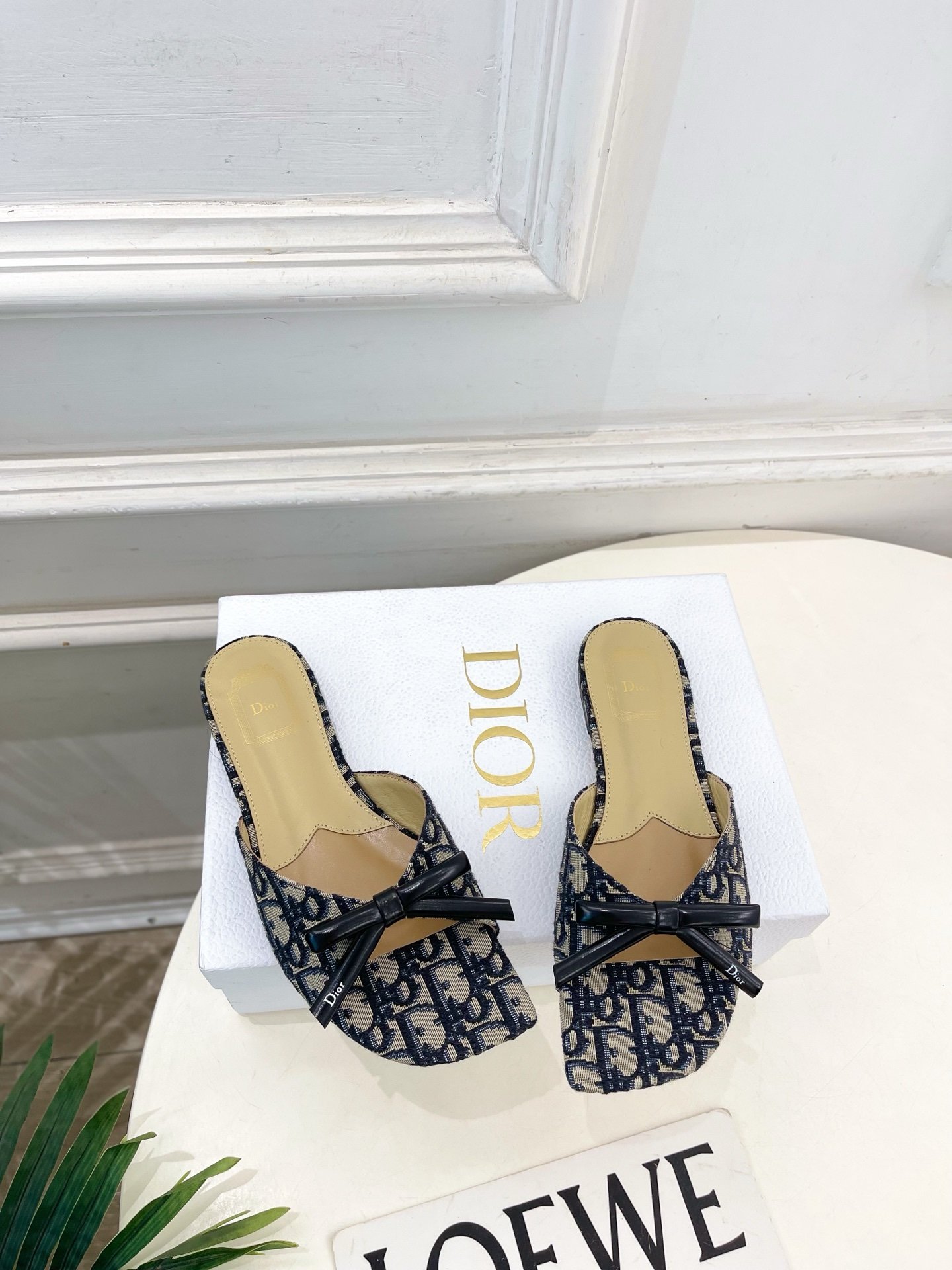 Dior Flat Slide Sandals with Monogram - Afbeelding 3
