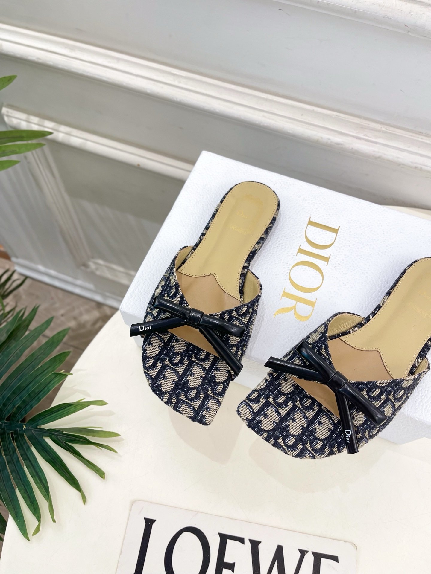 Dior Flat Slide Sandals with Monogram - Afbeelding 7