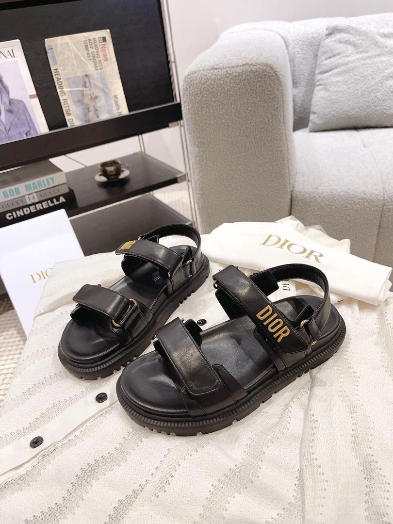 Dior Sandals in Black Gold - Afbeelding 2