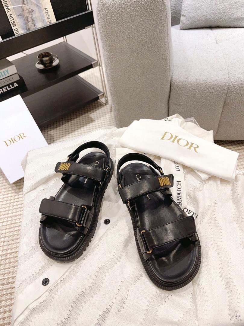 Dior Sandals in Black Gold - Afbeelding 5