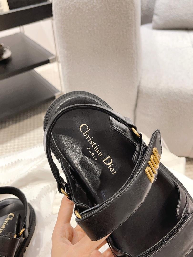 Dior Sandals in Black Gold - Afbeelding 4