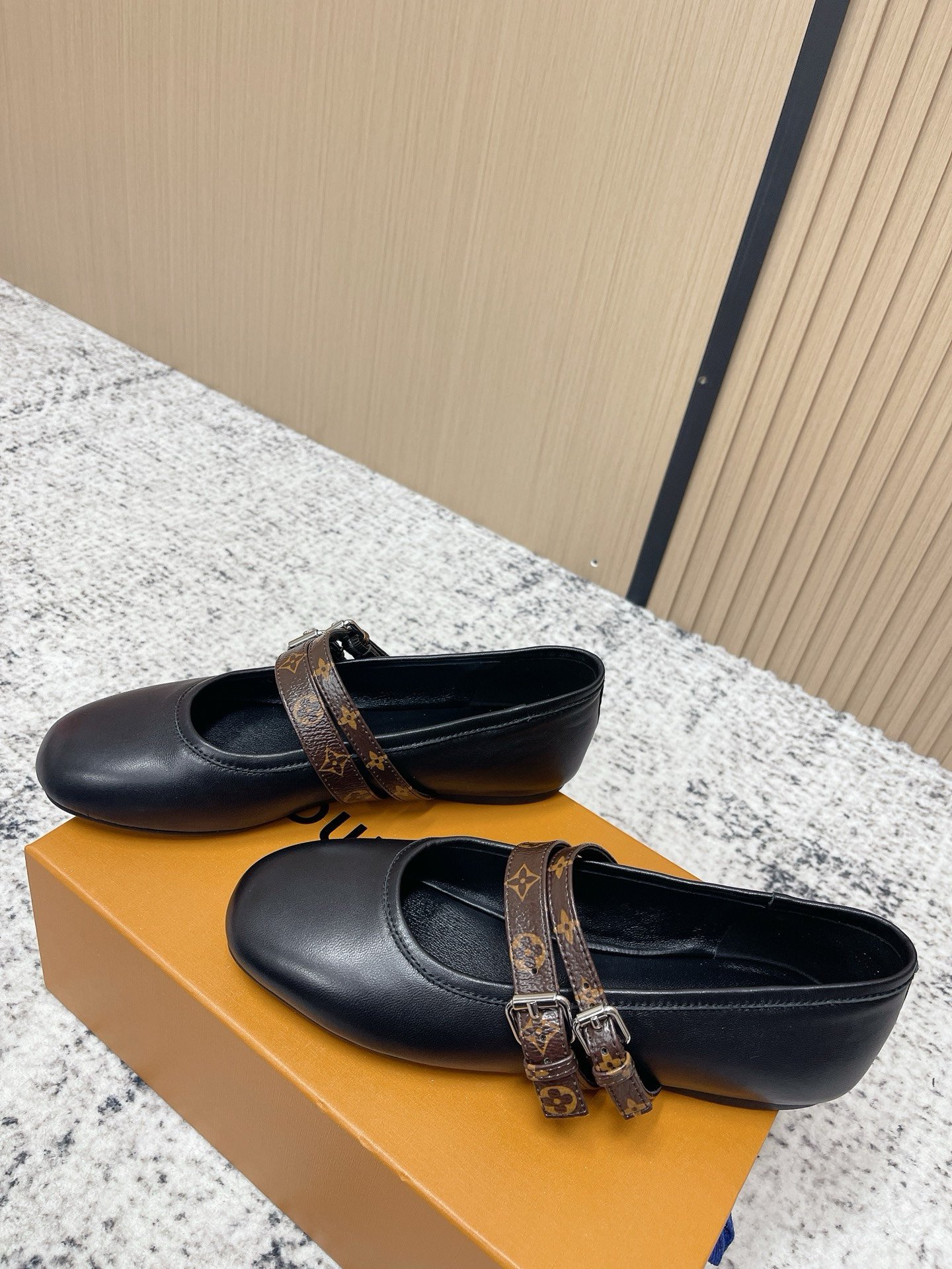 Louis Vuitton Ballerinas in Black Brown - Afbeelding 5
