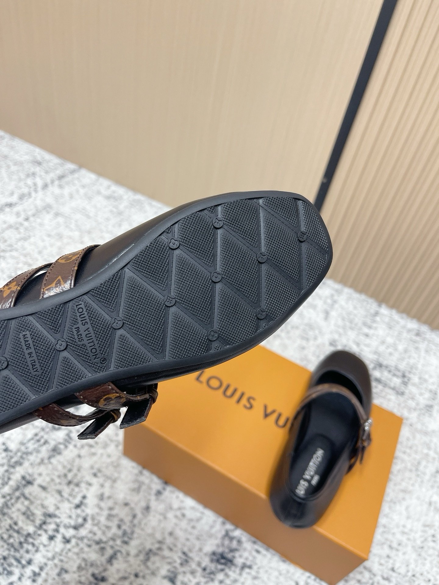 Louis Vuitton Ballerinas in Black Brown - Afbeelding 4