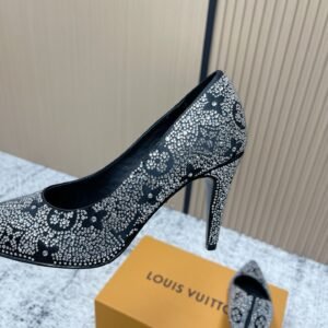 Alternative view of Louis Vuitton Crystal Heels in Black