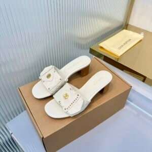 Alternative view of Louis Vuitton Sandals in White Gold