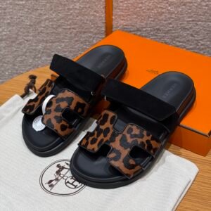 Hermes Chypre Sandals in Print