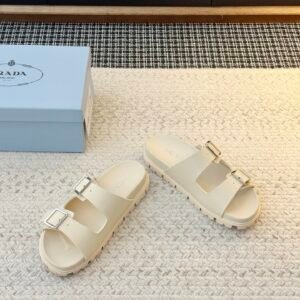 Alternative view of Prada Sandals in Beige Silver