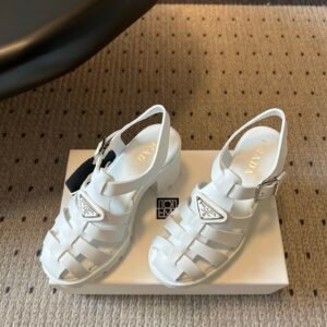 Alternative view of Prada Platform Sandals in White