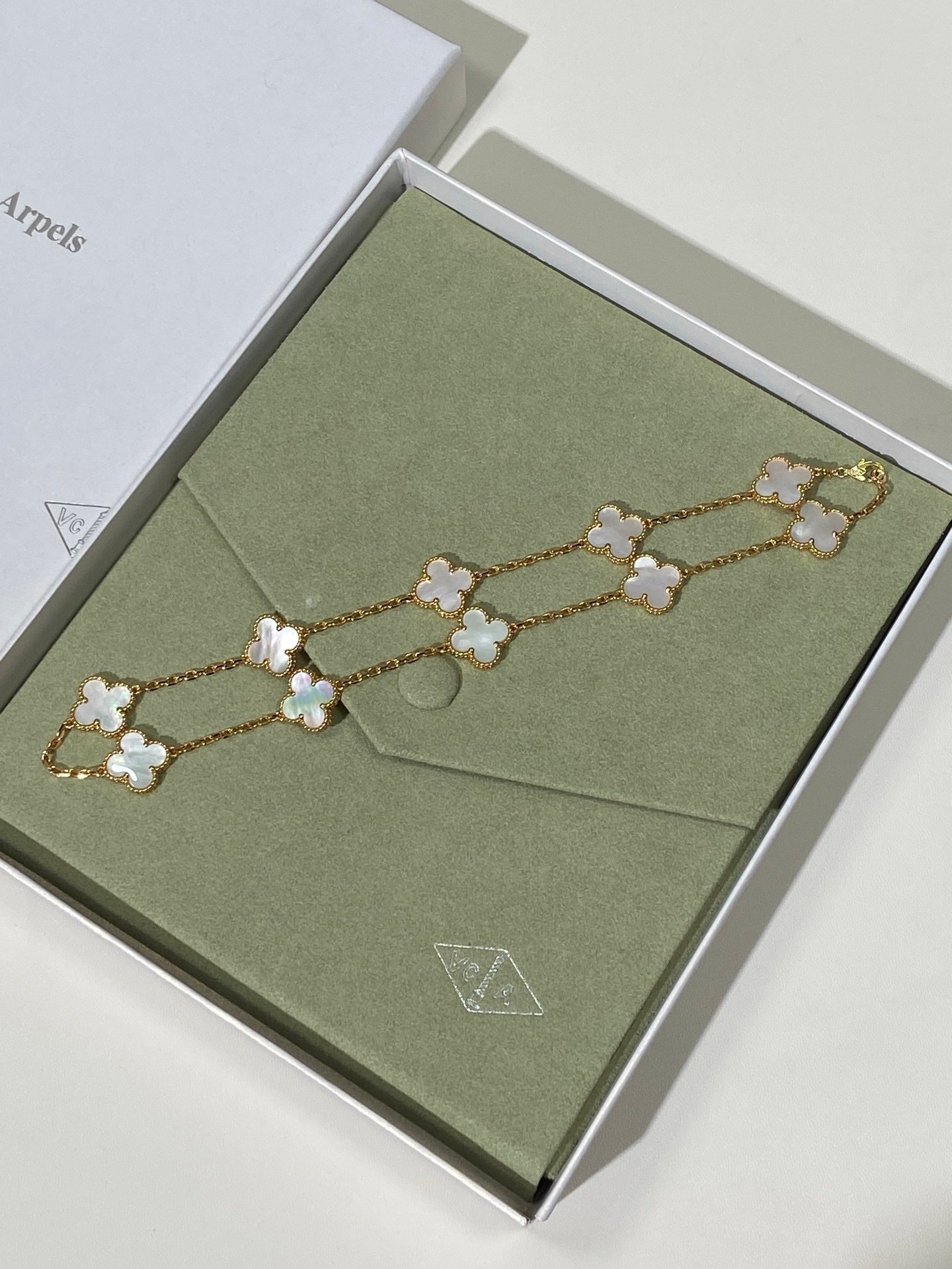 VCA Alhambra Necklace Mother of Pearl - Afbeelding 5