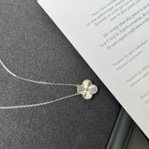 Alternative view of VCA Alhambra Necklace in Silver
