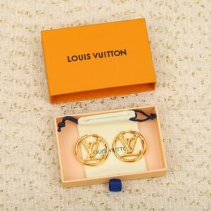 Alternative view of Louis Vuitton Hoop Earrings in Gold