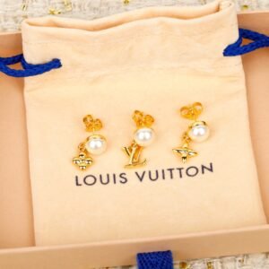 Louis Vuitton Set 3 Earrings in Gold