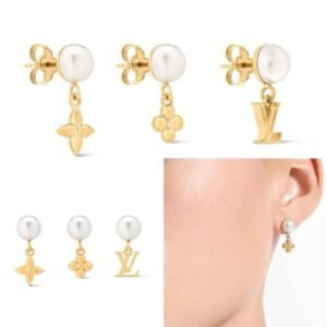 Alternative view of Louis Vuitton Set 3 Earrings in Gold